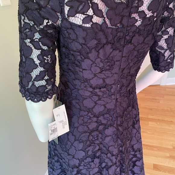 Teri Jon by Rickie Freeman Off Shoulder Dress. Size 6. $650. - Picture 8 of 11